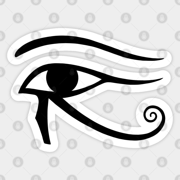 Eye of Horus Sticker by OccultOmaStore